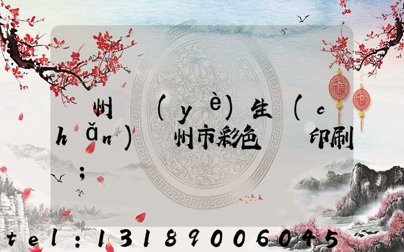 廣州專業(yè)生產(chǎn)廣州市彩色畫冊印刷廠