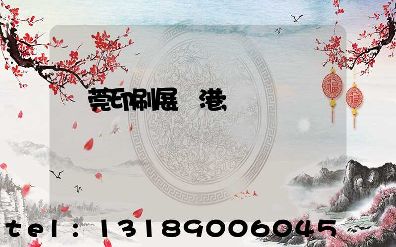 東莞印刷展華港
