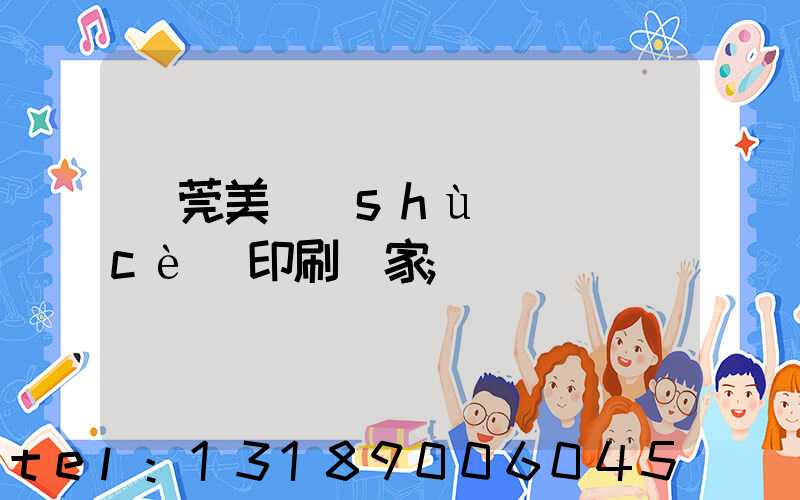 東莞美術(shù)畫冊(cè)印刷廠家