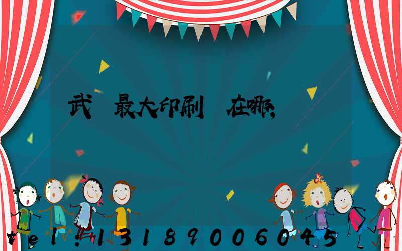 武漢最大印刷廠在哪