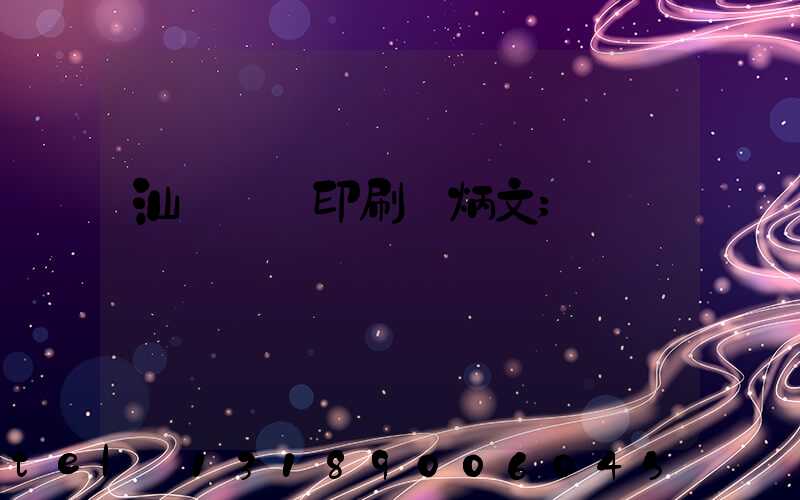 汕頭東風印刷黃炳文